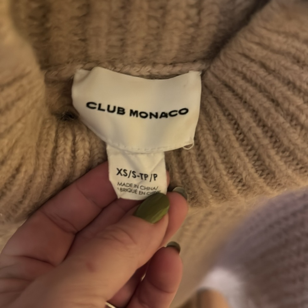 Club Monaco mock neck sz XS - Picture 2 of 7